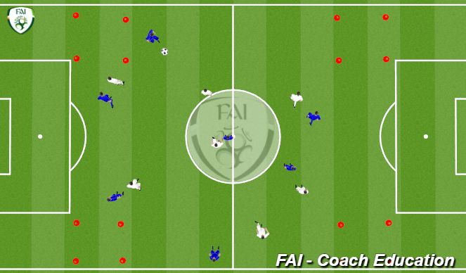 Football/Soccer Session Plan Drill (Colour): Screen 1