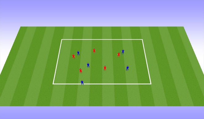 Football/Soccer Session Plan Drill (Colour): Warm Up