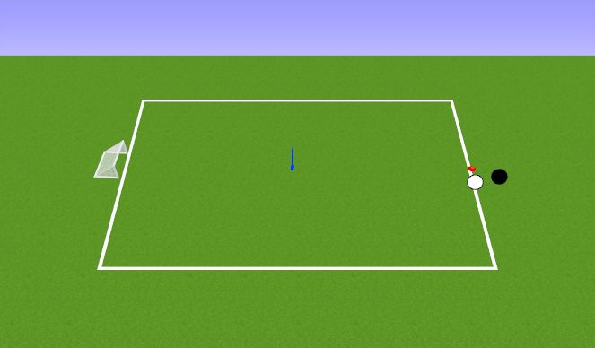 Football/Soccer Session Plan Drill (Colour): Opposed