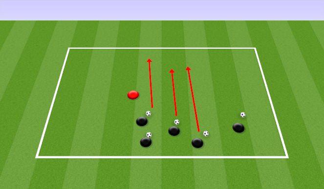 Football/Soccer Session Plan Drill (Colour): Arrival Game