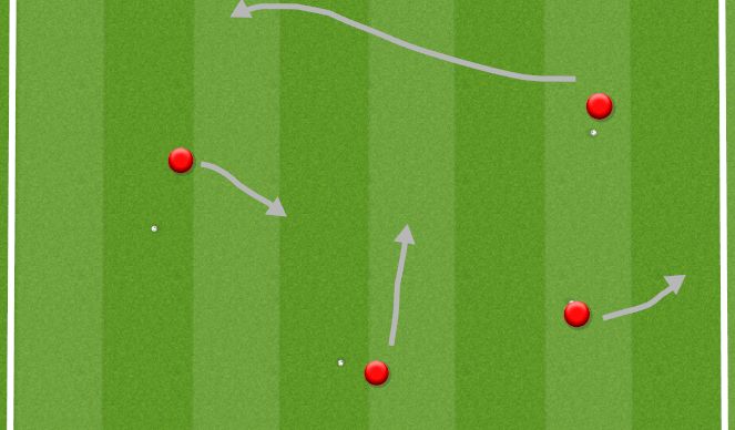 Football/Soccer Session Plan Drill (Colour): Animal Dribbling 