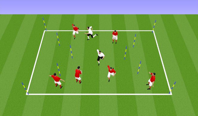 Football/Soccer Session Plan Drill (Colour): Screen 1