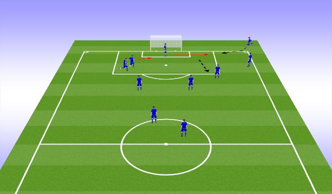 Football/Soccer Session Plan Drill (Colour): BOISE