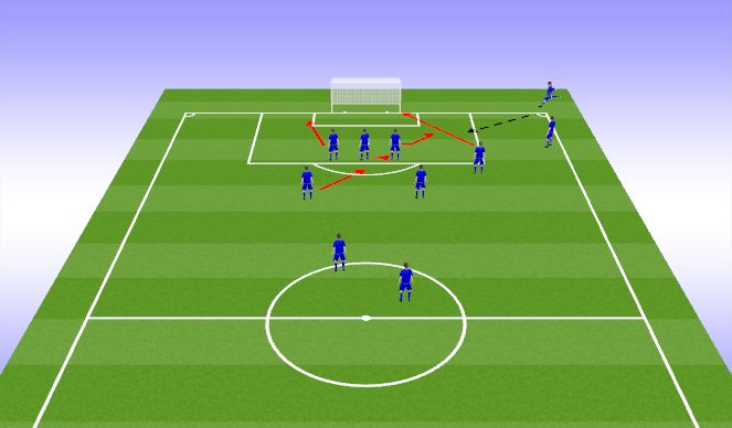 Football/Soccer Session Plan Drill (Colour): LIT