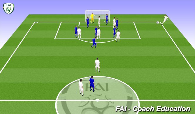 Football/Soccer Session Plan Drill (Colour): Screen 1