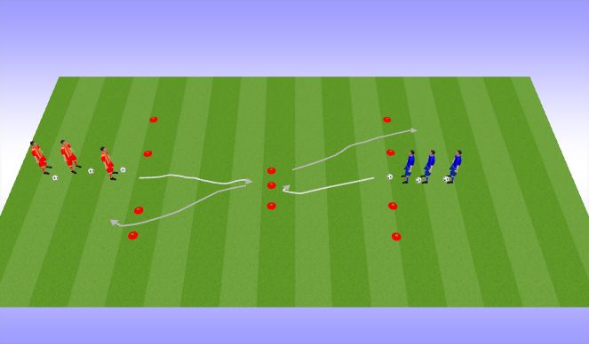 Football/Soccer Session Plan Drill (Colour): Balls mastery