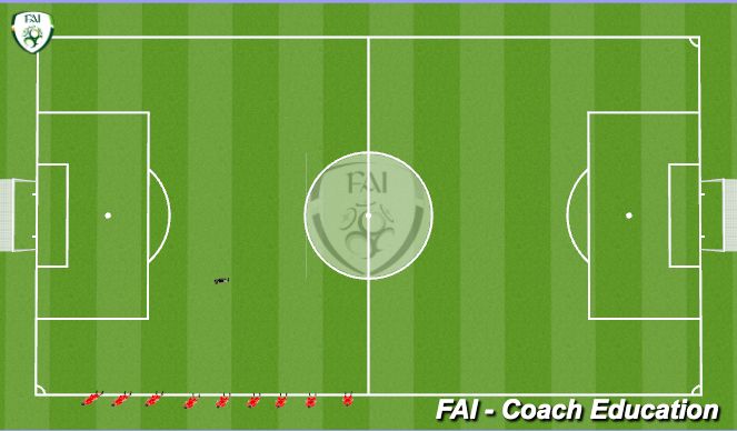 Football/Soccer Session Plan Drill (Colour): Sprints