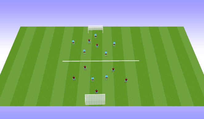 Football/Soccer Session Plan Drill (Colour): King Louis