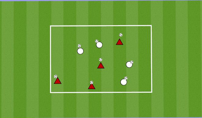 Football/Soccer Session Plan Drill (Colour): TEAM VS TEAM