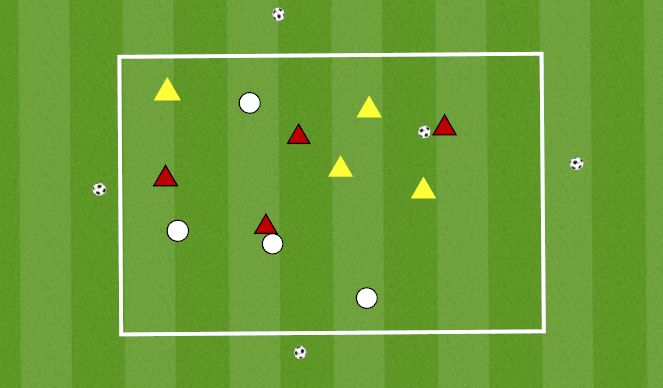 Football/Soccer Session Plan Drill (Colour): Animation 1