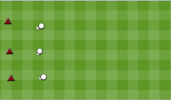 Football/Soccer Session Plan Drill (Colour): TOSSING EXERCISES