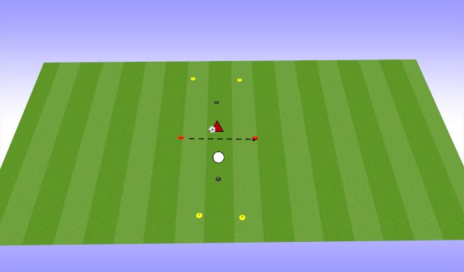 Football/Soccer Session Plan Drill (Colour): MIRROR GAME