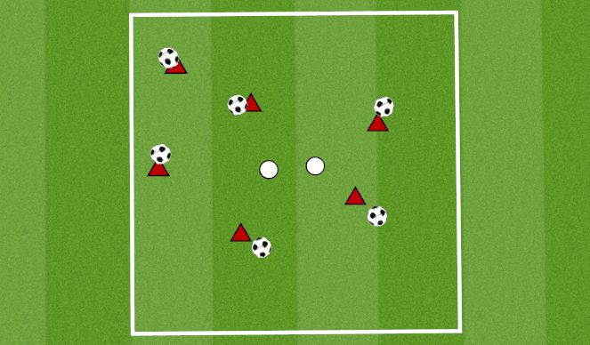 Football/Soccer Session Plan Drill (Colour): WITH BALL