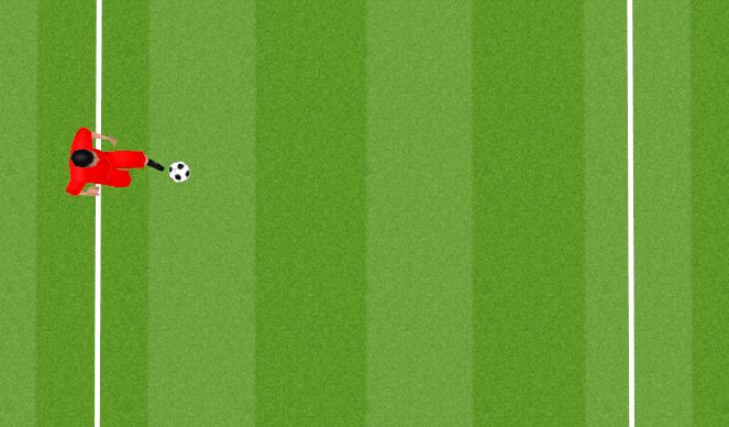 Football/Soccer Session Plan Drill (Colour): Pullback Animation