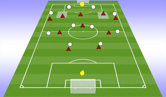 Football/Soccer Session Plan Drill (Colour): Animation 1