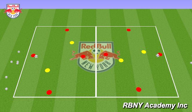 Football/Soccer Session Plan Drill (Colour): Intro