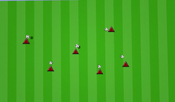 Football/Soccer Session Plan Drill (Colour): JUGGLING ANIMATION