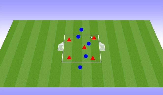 Football/Soccer Session Plan Drill (Colour): MP - Progression 1 