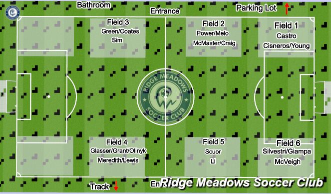 Football/Soccer Session Plan Drill (Colour): U4/5 Boys