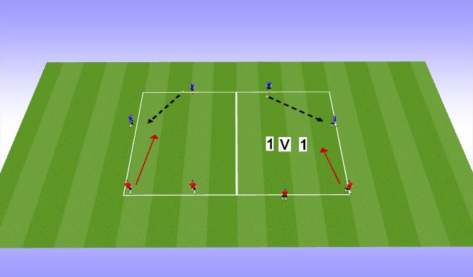 Football/Soccer Session Plan Drill (Colour): Screen 1