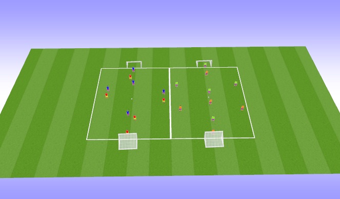 Football/Soccer Session Plan Drill (Colour): Game