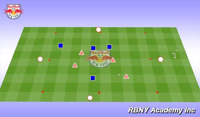 Football/Soccer Session Plan Drill (Colour): Main Activity