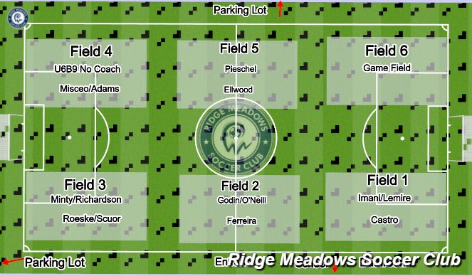 Football/Soccer Session Plan Drill (Colour): U6/7 Boys Monday WSS