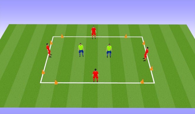 Football/Soccer Session Plan Drill (Colour): Arrival