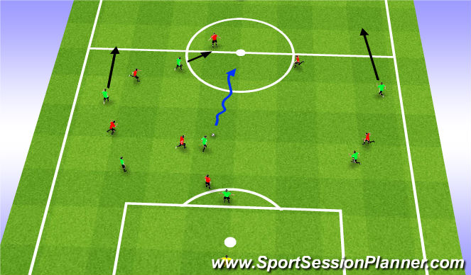 Football/Soccer Session Plan Drill (Colour): Game Activity