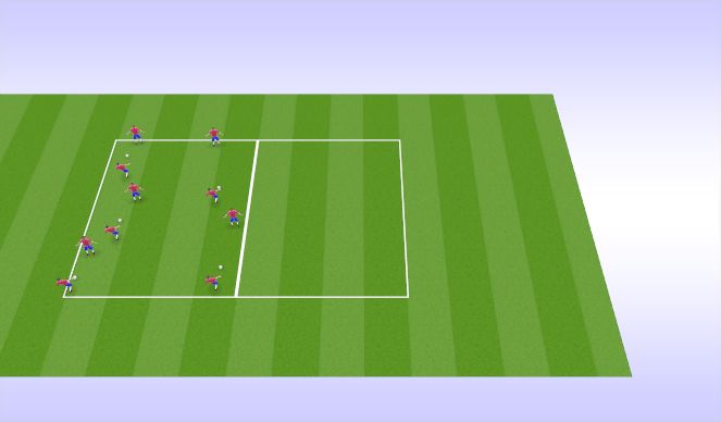 Football/Soccer Session Plan Drill (Colour): Screen 1