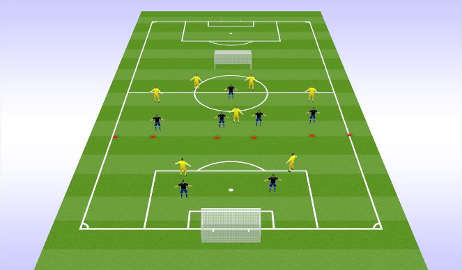 Football/Soccer Session Plan Drill (Colour): Screen 3