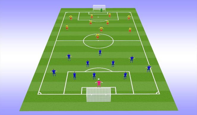 Football/Soccer Session Plan Drill (Colour): Amherst Shape