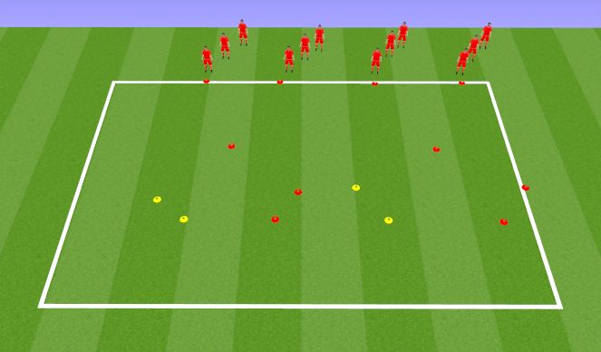 Football/Soccer Session Plan Drill (Colour): Dynamic