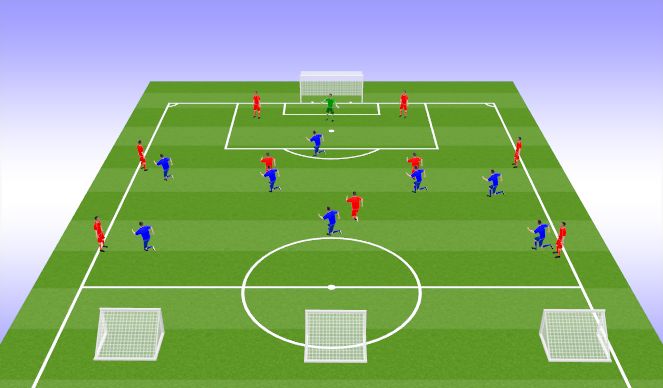 Football/Soccer Session Plan Drill (Colour): BOTB 10V8