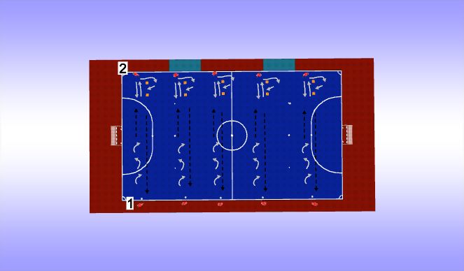 Futsal Session Plan Drill (Colour): Screen 3