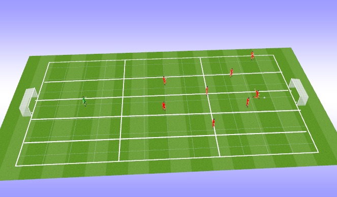 Football/Soccer Session Plan Drill (Colour): Screen 4