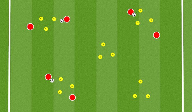 Football/Soccer Session Plan Drill (Colour): Animation 2