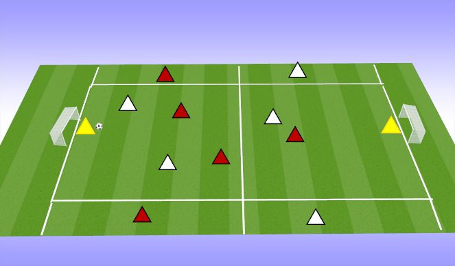 Football/Soccer Session Plan Drill (Colour): Screen 1