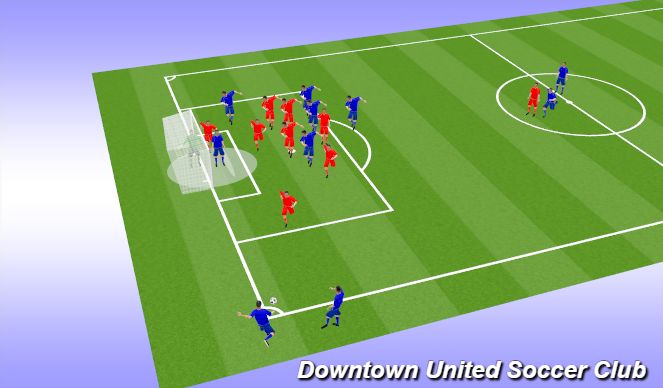 Football/Soccer Session Plan Drill (Colour): Animation 2