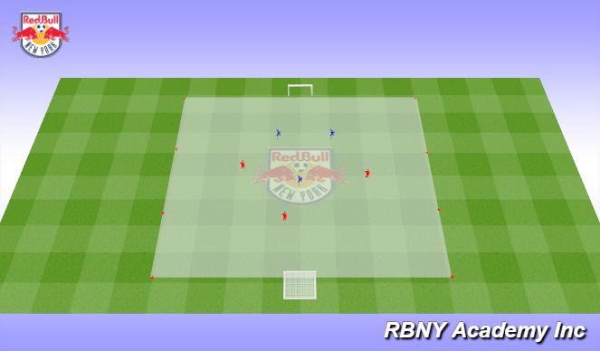 Football/Soccer Session Plan Drill (Colour): Match