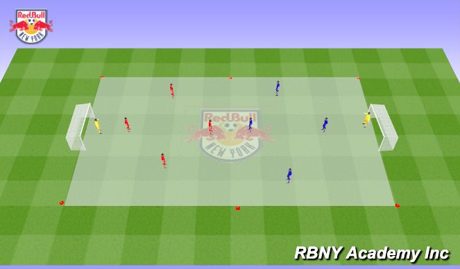 Football/Soccer Session Plan Drill (Colour): Match