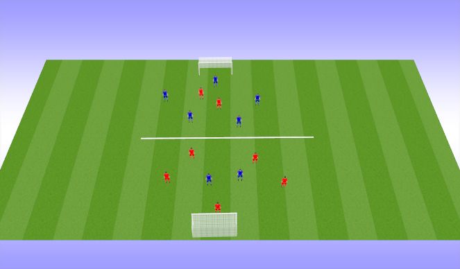 Football/Soccer Session Plan Drill (Colour): King Louis