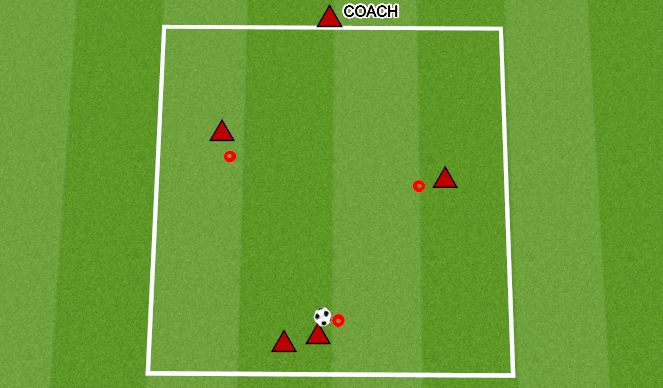 Football/Soccer Session Plan Drill (Colour): LIVERPOOL LIGHTSWITCH WARM UP II