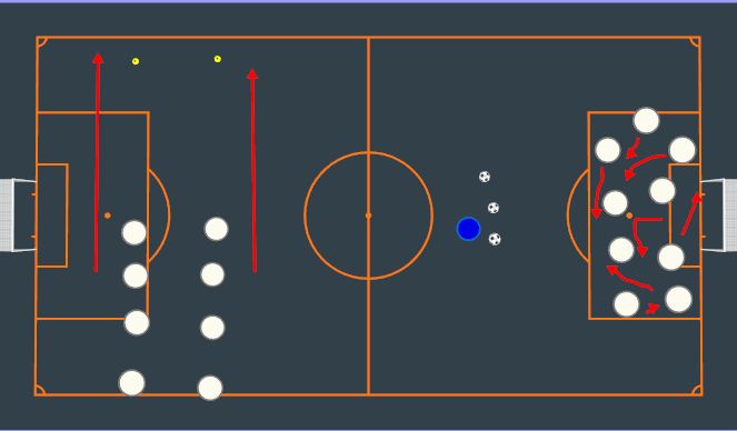 Football/Soccer Session Plan Drill (Colour): Screen 1