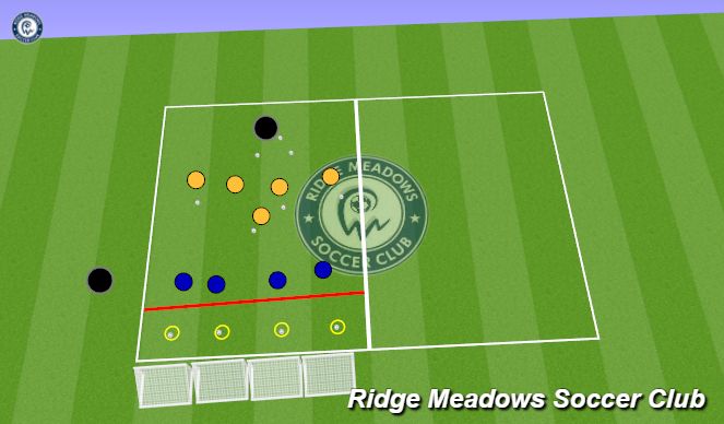 Football/Soccer Session Plan Drill (Colour): Activity