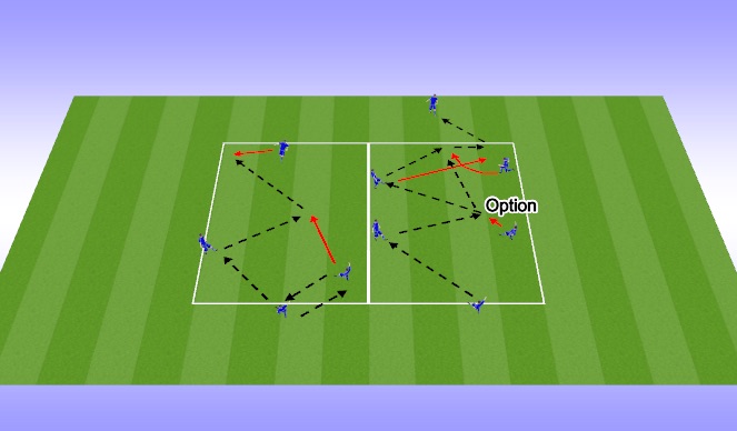 Football/Soccer Session Plan Drill (Colour): Screen 1