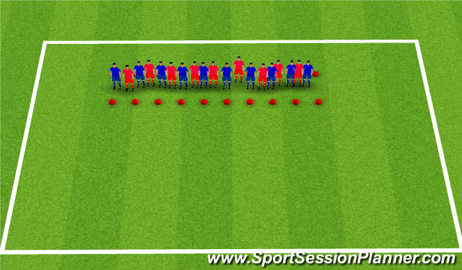 Football/Soccer Session Plan Drill (Colour): Team Work Games