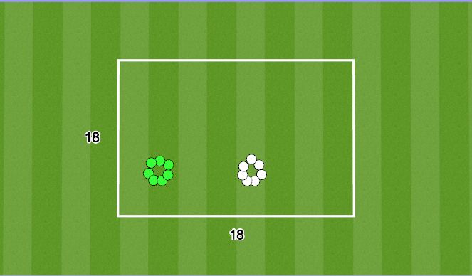 Football/Soccer Session Plan Drill (Colour): Team Building 1