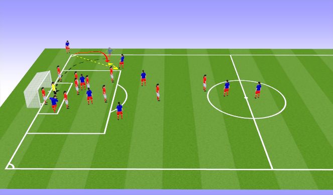 Football/Soccer Session Plan Drill (Colour): Screen 1