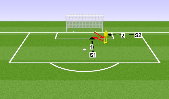 Football/Soccer Session Plan Drill (Colour): Activation